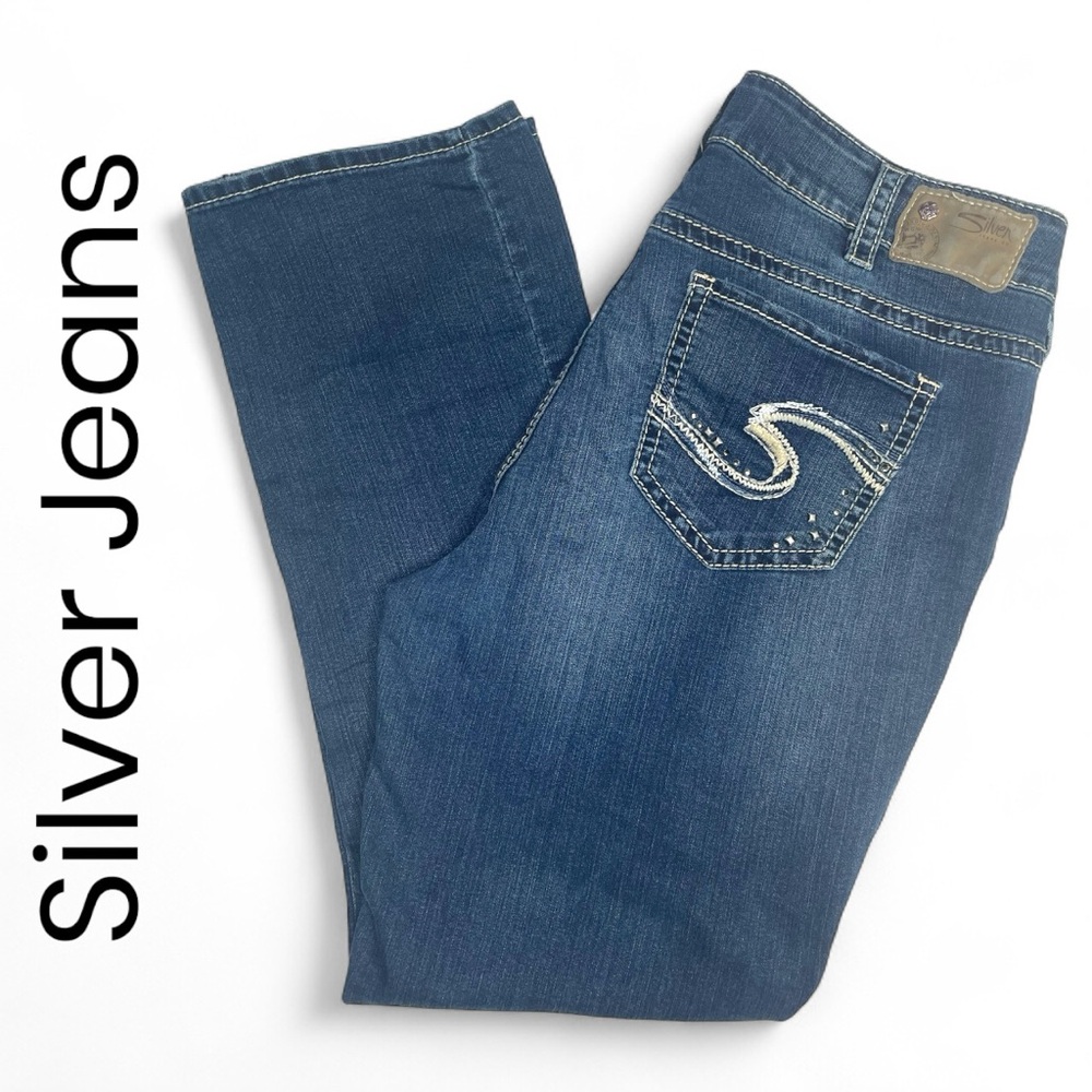 Silver Jeans Women's Classic Indigo Mid Boot Leg Jeans